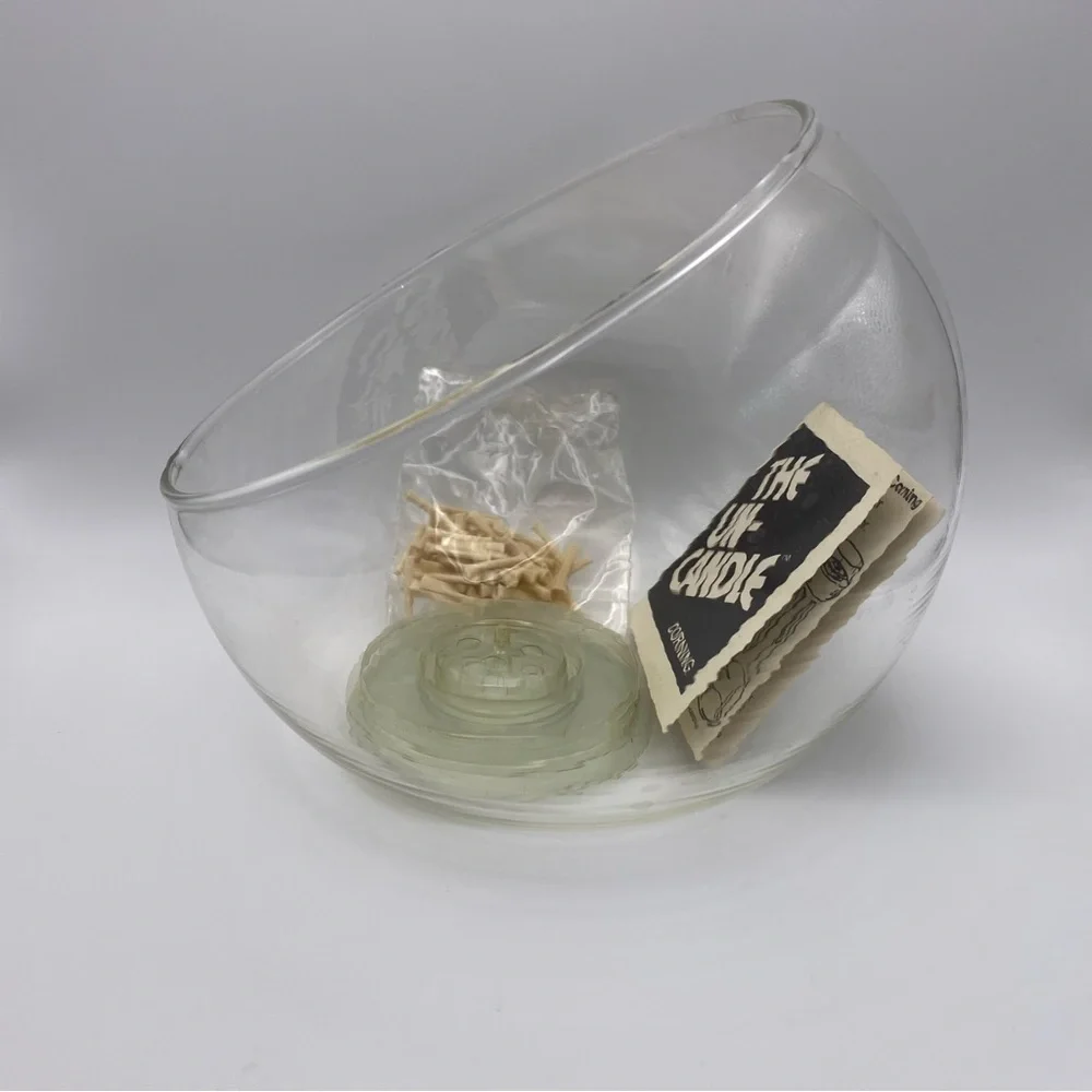 Vintage 1970s The Un-Candle Floating Candle PYREX Corning NWB